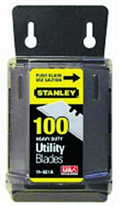 Stanley Tool 11-921A 1992 HD 2-Notch Utility Blade w/ Dispenser 100Pk