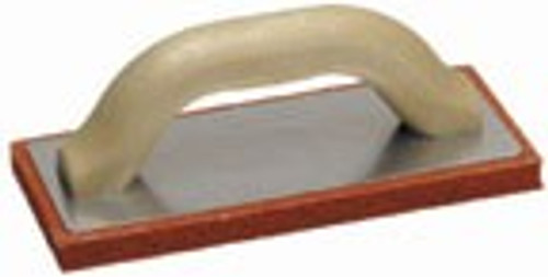 Marshalltown 14404 38 9 X 4 X 5/8 Fine Cell Red Rubber Float