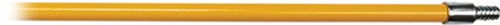 Dynamic 00346 72" Yellow Fiberglass Extension Pole w/Metal Threaded Tip