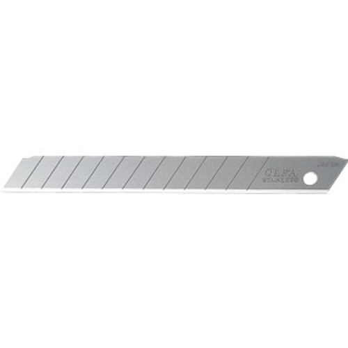 OLFA AB-50S 9mm 13-Pt Stainless-Steel Precision Snap-Off Blade, Pack of 50