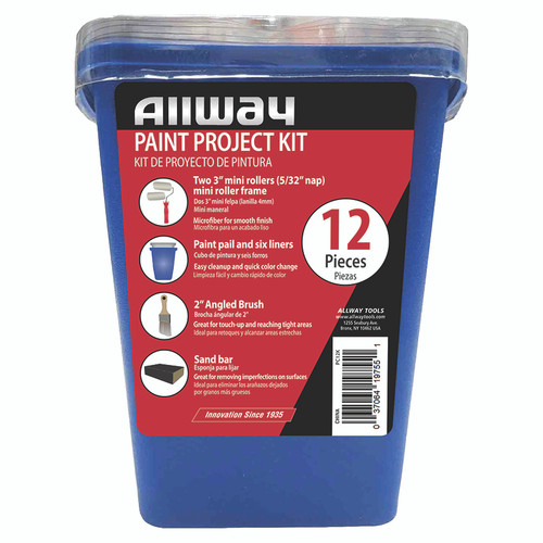 Allway PC12K Allway Tools Paint Project Kit, 12-Piece