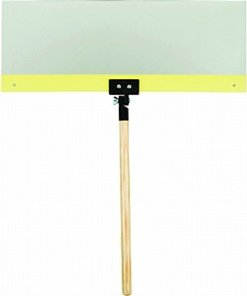 Hyde 28010 24" x 9" Aluminum Flexible Spray Shield w/Pivot Neck & 18" Handle