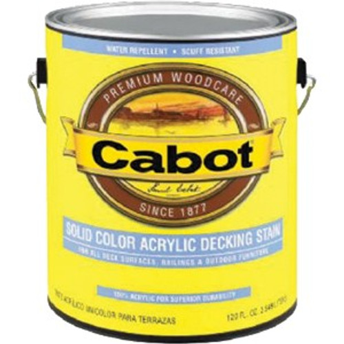 Cabot 1801 qt White-Base Solid Color Decking Stain