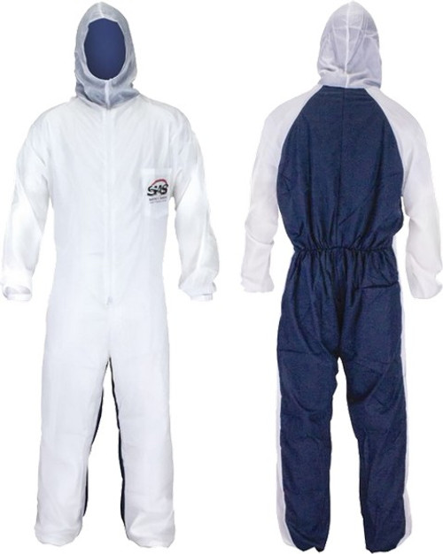 SAS 6940 3XL Moonsuit Nylon/Cotton Hooded Coveralls