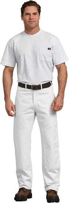 Dickies 2053WH 38W x 30L White Double Knee Painters Pants