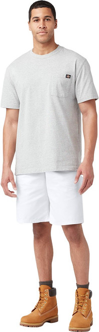 Dickies DX401WH 38" Mens White Standard Utility Painters Shorts w/11" Inseam
