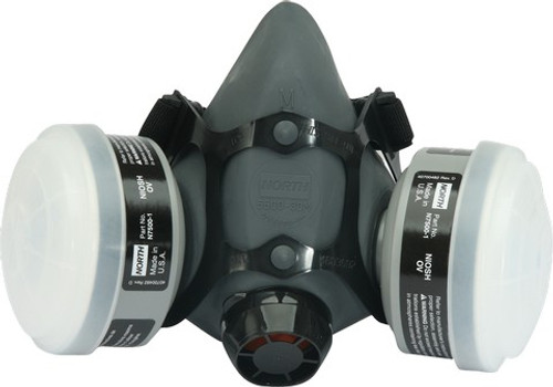 Honeywell Safety RAP-74028 5500 Lrg Half Mask w/OV/R95 Cartridge/Filters Paint/Pesticide Respirator