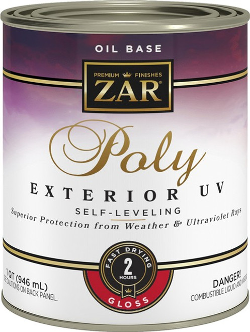 Zar 34012 Qt Gloss Poly UV Ext Oil Base