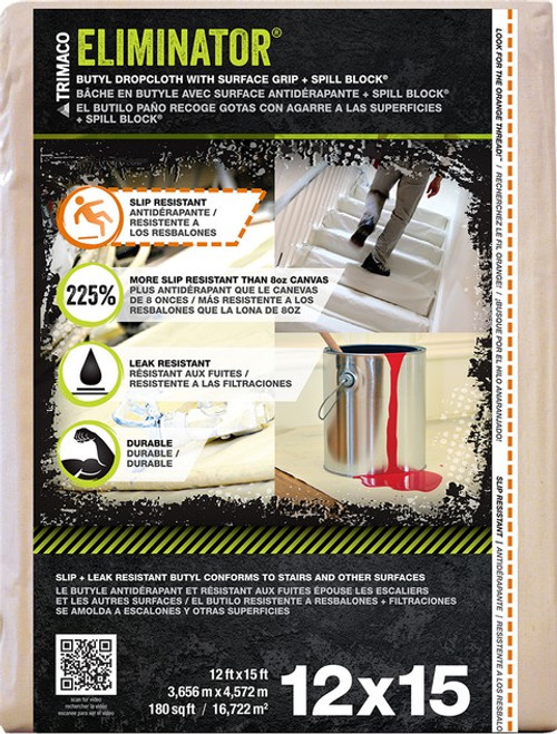 Trimaco 80322 12' x 15' Eliminator Drop Cloth