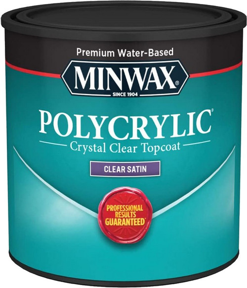Minwax 23333 1/2pt Satin Polycrylic