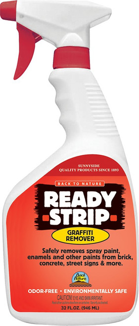 Back to Nature 68932 32oz Ready Strip Graffiti Remover Pump Spray