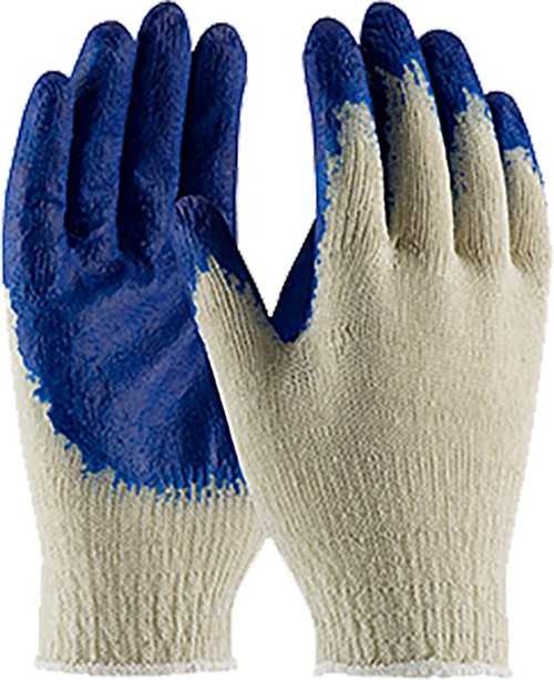 West Chester 39-C120/L Large Economy Knit Cotton/Poly Glove w/Latex Coated Grip (12pairs)