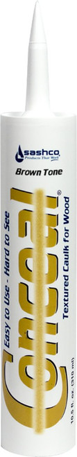 Sashco 46030 10.5 oz. Golden Mesa Conceal Textured Caulk Brown Tone
