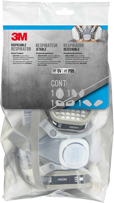 3M 52P71P1-C Med OV/P95 Disposable Paint Project Respirator (162800)