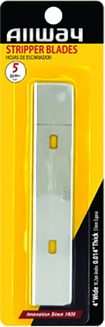 Allway WSB 4" Glass & Tile Scraper Blade (5pk)