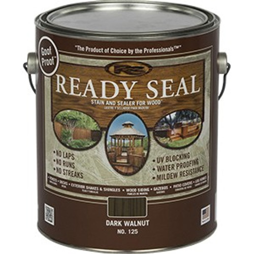 Ready Seal 125 1G Dark Walnut Stain & Sealer for Wood