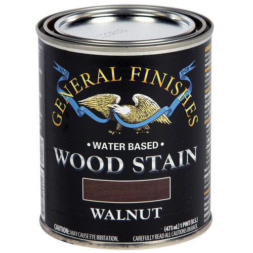 1 Pt General Finishes WWPT Walnut Wood Stain Water-Based Penetrating Stain