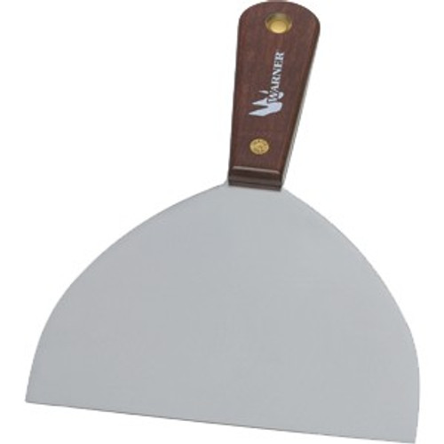 Warner 637 6" Full Flex Broad Knife Rosewood Handle