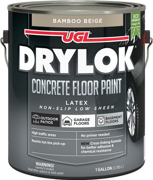 Drylok 43513 1gal Bamboo Beige Water-Based Concrete Floor Paint