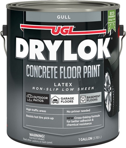 Drylok 43213 1gal Gull Water-Based Concrete Floor Paint