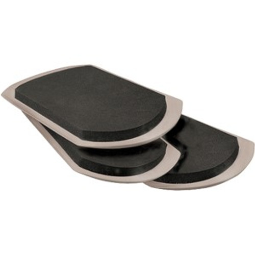 Shepherd 9338 5-3/4" x 9-1/2" Slide Glide II Furniture Movers 4Pk