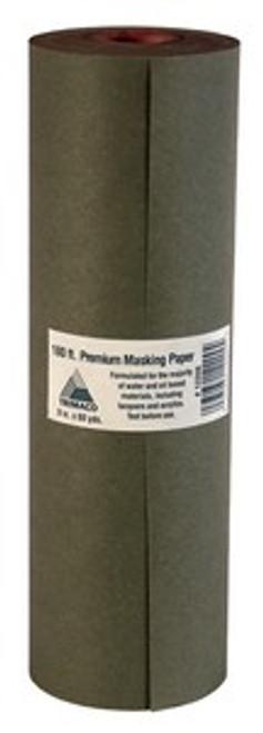 Tri Paper 12206 G6 6" x 60Yd Green Premium Masking Paper