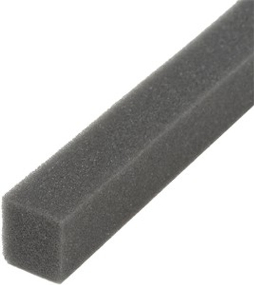 M-D 02006 1-1/4" x 1-1/4" x 42" Gray Air Conditioner Weatherstrip Foam Tape