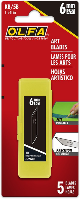 OLFA KB-5B Multi-Purpose Graphic Art Knife Blades (5pk)