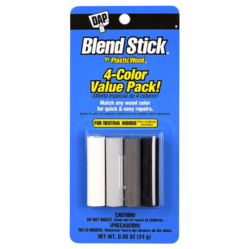 0.86 Oz. Dap 7079804103 Neutral Woods Plastic Wood 4-Color Blend Stick Value Pack