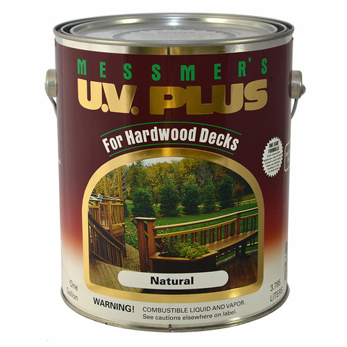 1 Gal Messmer's MH-500-1 Natural U.V. Plus Hardwood Deck Oil-Based Stain