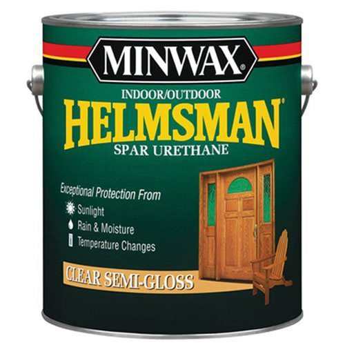 1 Gal Minwax 13210 Clear Helmsman Indoor/Outdoor Spar Urethane, Semi-Gloss