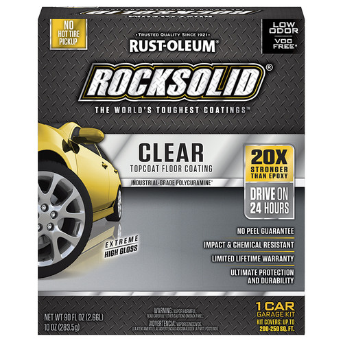 1 Gal Rust-Oleum 282829 Clear RockSolid Garage Floor Coating