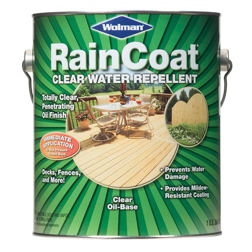 1 Gal Zinsser 12386 Clear Wolman, RainCoat Oil-Based Water Repellent