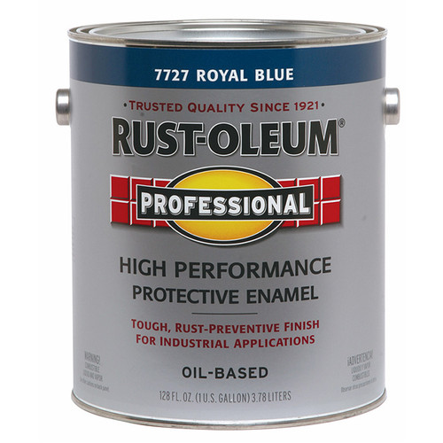 1 Gallon Rust-Oleum 7727402 Royal Blue Professional High Performance Protective Enamel