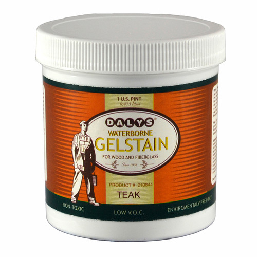 1 Pt Daly's 210844 Teak Gel Stain Waterborne Gel Stain