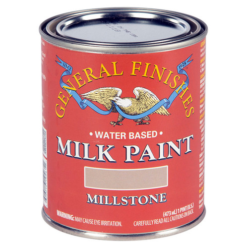 1 Pt General Finishes PMI Millstone Milk Paint Interior / Exterior Paint, Satin