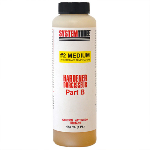 1 Pt System Three Resins 0102B14 System Three Hardener #2, General Purpose Epoxy Resin