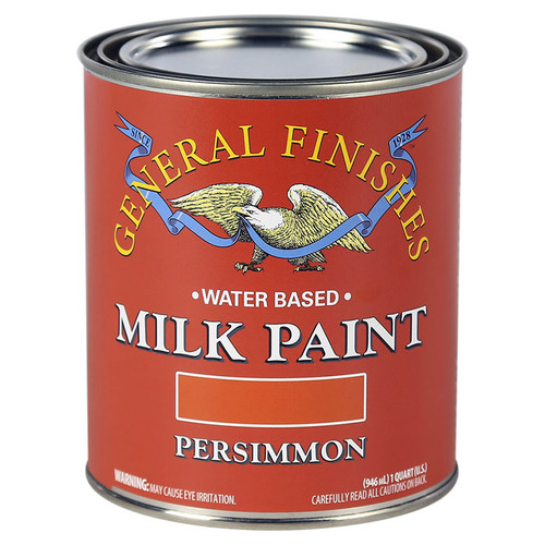 1 Qt General Finishes QTPS Persimmon Milk Paint Interior / Exterior Paint, Satin