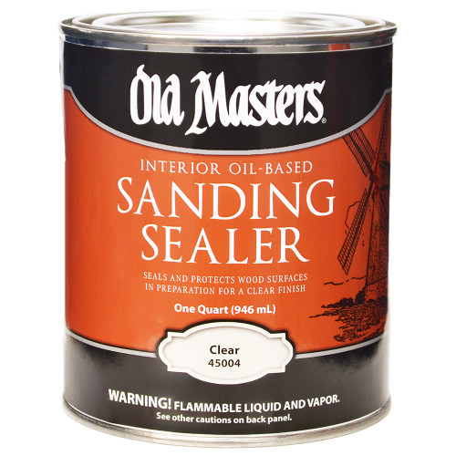 1 Qt Old Masters 45004 Clear Sanding Sealer Interior Oil-Based Finish
