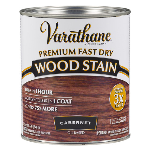 1 Qt Rust-Oleum 262016 Cabernet Varathane Premium Fast Dry Wood Stain