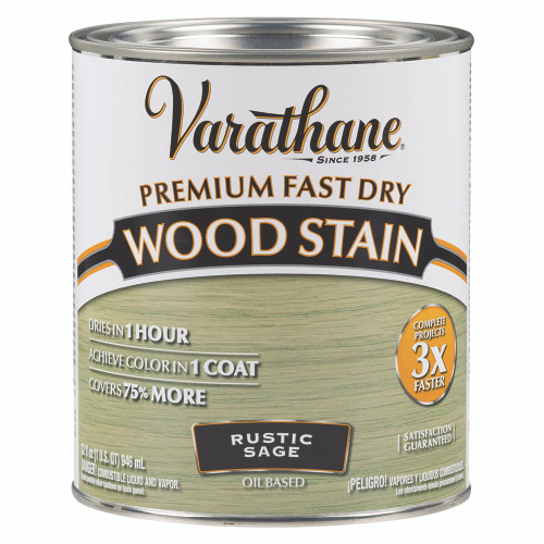 1 Qt Rust-Oleum 297426 Rustic Sage Varathane Premium Fast Dry Wood Stain