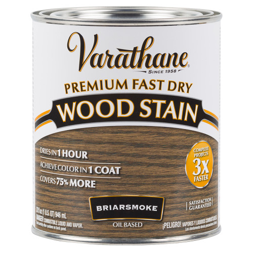 1 Qt Rust-Oleum 313608 Briarsmoke Varathane Premium Fast Dry Wood Stain