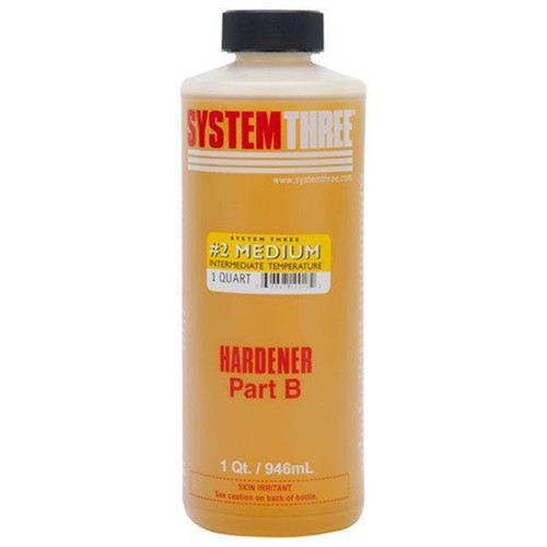 1 Qt System Three Resins 0102B16 System Three Hardener #2, General Purpose Epoxy Resin