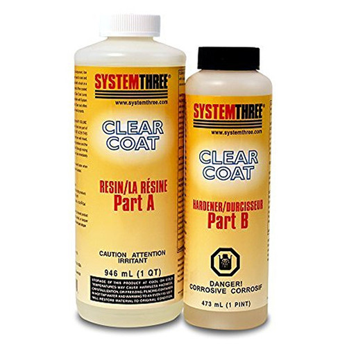 1-1/2 Qt System Three Resins 0600K42 Clear Coat Epoxy Kit