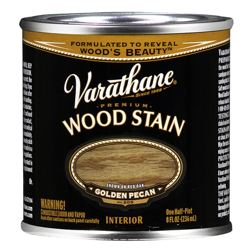 1/2 Pt Rust-Oleum 211757 Golden Pecan Varathane Interior Oil-Based Premium Wood Stain