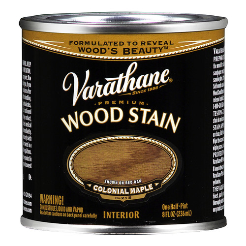 1/2 Pt Rust-Oleum 211759 Colonial Maple Varathane Interior Oil-Based Premium Wood Stain