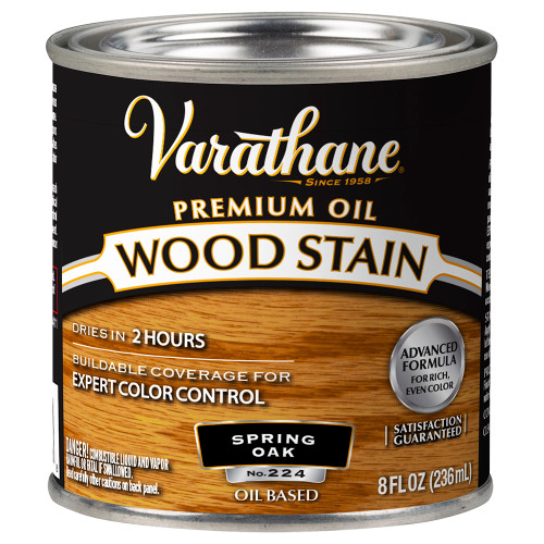 1/2 Pt Rust-Oleum 211792 Spring Oak Varathane Interior Oil-Based Premium Wood Stain