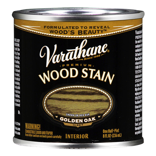 1/2 Pt Rust-Oleum 211793 Golden Oak Varathane Interior Oil-Based Premium Wood Stain - Case of 4