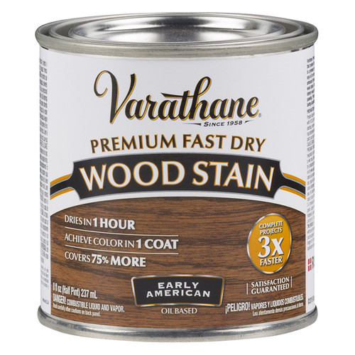 1/2 Pt Rust-Oleum 262024 Early American Varathane Premium Fast Dry Wood Stain