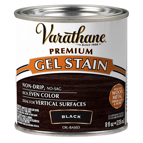 1/2 Pt Rust-Oleum 358322 Black Varathane Premium Gel Stain